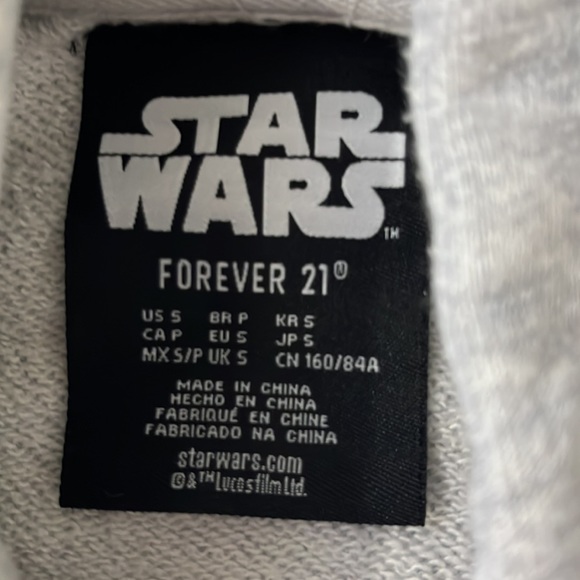 Star Wars Cropped Sweatshirt Juniors Sm NWOT - Picture 4 of 6